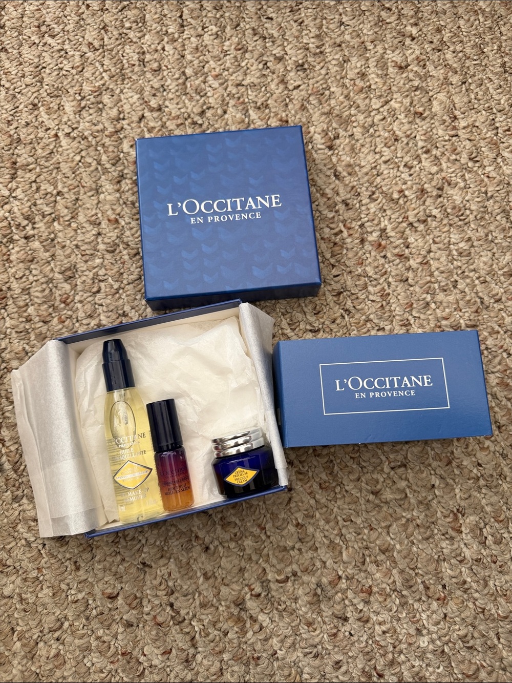 L'Occitane Immortelle Deluxe Skincare Set - Blue